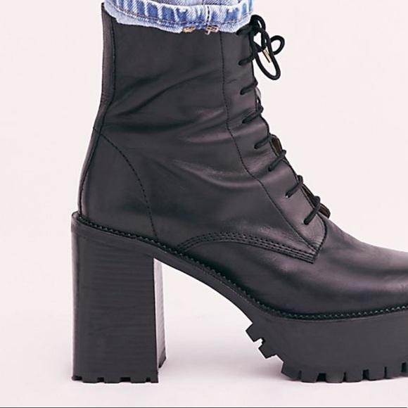 NEW Free People High Point Platform Boots 39 40 41 - Picture 2 of 7